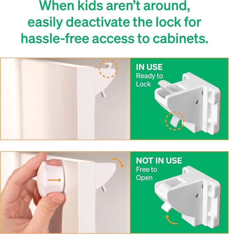 Love Noobs Magnetic Cabinet Locks Baby Proofing Kit - Image 5